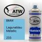 Preview: BMW, Lagunablau Metallic, 233: 400ml Sprühdose, von ATW Autoteile West.